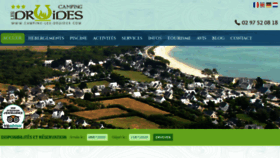 What Camping-les-druides.com website looked like in 2020 (3 years ago)