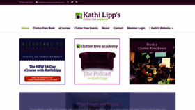 What Clutterfreeacademy.com website looked like in 2020 (4 years ago)
