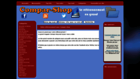 What Compar-shop.com website looked like in 2020 (3 years ago)