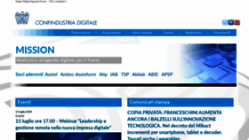 What Confindustriadigitale.it website looked like in 2020 (3 years ago)