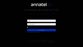 What Client.annatel.tv website looked like in 2020 (3 years ago)