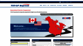 What Canadianfreightways.com website looked like in 2020 (3 years ago)