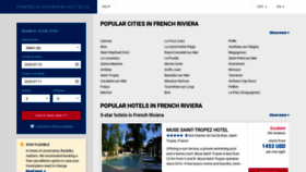 What Cotedazur-hotels.com website looked like in 2020 (3 years ago)