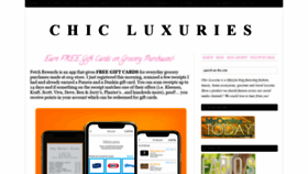 What Chicluxuries.com website looked like in 2020 (3 years ago)