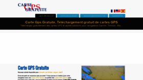 What Carte-gps-gratuite.fr website looked like in 2020 (3 years ago)