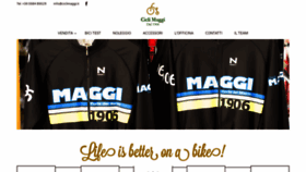 What Ciclimaggi.it website looked like in 2020 (3 years ago)