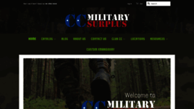 What Ccmilitary.com website looked like in 2020 (3 years ago)