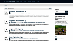 What Caldaro.space website looked like in 2020 (3 years ago)