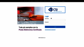 What Csi.webmailpec.it website looked like in 2020 (3 years ago)