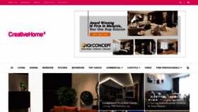 What Creativehomex.com website looked like in 2020 (3 years ago)