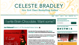 What Celestebradley.com website looked like in 2020 (3 years ago)