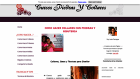 What Cursos-piedras-y-collares.com website looked like in 2020 (3 years ago)