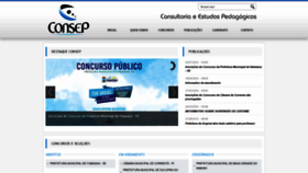 What Consep-pi.com.br website looked like in 2020 (3 years ago)