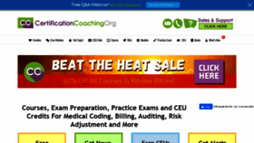 What Codingcertification.org website looked like in 2020 (3 years ago)