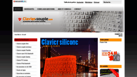What Clavier-souple.com website looked like in 2020 (3 years ago)