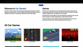 What Cargames.net website looked like in 2020 (3 years ago)
