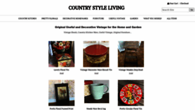 What Countrystyleliving.co.uk website looked like in 2020 (3 years ago)