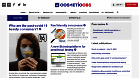 What Cosmeticobs.com website looked like in 2020 (3 years ago)
