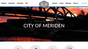 What Cityofmeriden.org website looked like in 2020 (3 years ago)