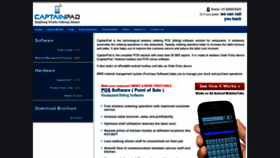 What Captainpad.com website looked like in 2020 (3 years ago)