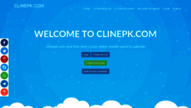 What Clinepk.com website looked like in 2020 (3 years ago)