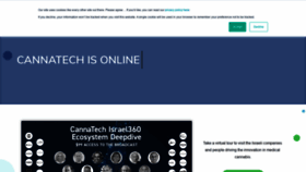 What Canna-tech.co website looked like in 2020 (3 years ago)