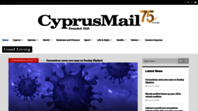 What Cyprus-mail.com website looked like in 2020 (3 years ago)