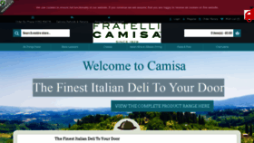 What Camisa.co.uk website looked like in 2020 (3 years ago)