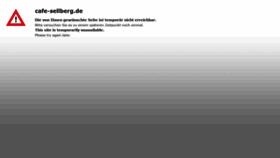 What Cafe-sellberg.de website looked like in 2020 (3 years ago)