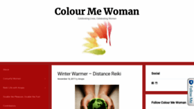 What Colourmewoman.com website looked like in 2020 (3 years ago)