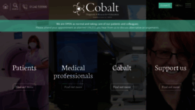 What Cobalthealth.co.uk website looked like in 2020 (3 years ago)