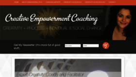What Creativeempowermentcoaching.com website looked like in 2020 (3 years ago)