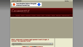 What Cassanoweb.it website looked like in 2020 (3 years ago)