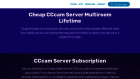 What Cccamserver.org website looked like in 2020 (3 years ago)