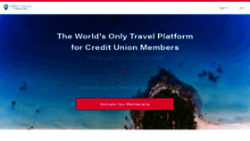 What Credituniontravelclub.com website looked like in 2020 (3 years ago)
