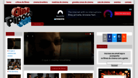 What Cinepipocacult.com.br website looked like in 2020 (3 years ago)