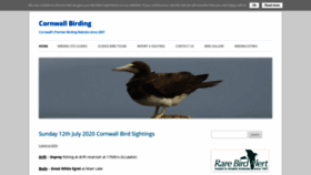 What Cornwall-birding.co.uk website looked like in 2020 (3 years ago)