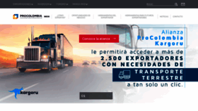 What Colombiatrade.com.co website looked like in 2020 (3 years ago)