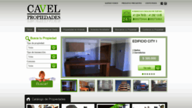 What Cavelpropiedades.cl website looked like in 2020 (3 years ago)