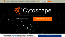 What Cytoscape.org website looked like in 2020 (3 years ago)
