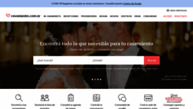 What Casamientos.com.ar website looked like in 2020 (5 years ago)