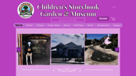 What Childrensstorybookgarden.org website looked like in 2020 (3 years ago)