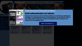 What Casio-educatie.nl website looked like in 2020 (3 years ago)