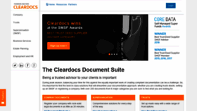 What Cleardocs.com website looked like in 2020 (3 years ago)