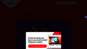 What Credencialeventos.com.br website looked like in 2020 (3 years ago)
