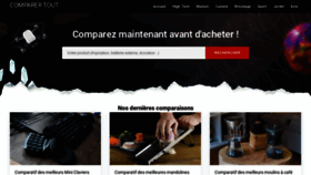 What Comparer-tout.org website looked like in 2020 (5 years ago)