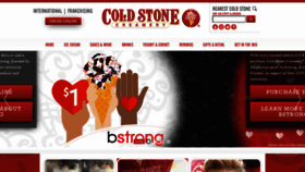 What Coldstonecreamery.com website looked like in 2020 (3 years ago)