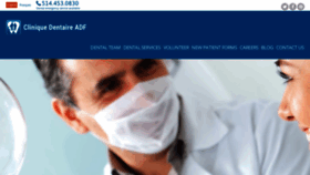 What Cliniquedentaireileperrot.ca website looked like in 2020 (3 years ago)