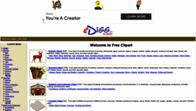 What Clipart.edigg.com website looked like in 2020 (3 years ago)