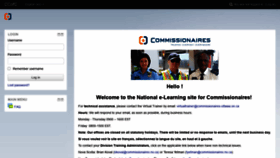 What Commissionairesetraining.ca website looked like in 2020 (3 years ago)